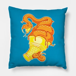 Snake Cream Cone Pillow