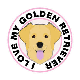 I Love My Golden Retriever T-Shirt