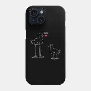 Ducks in love Phone Case