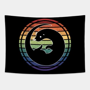 Rainbow Gay Pride Otter Tapestry