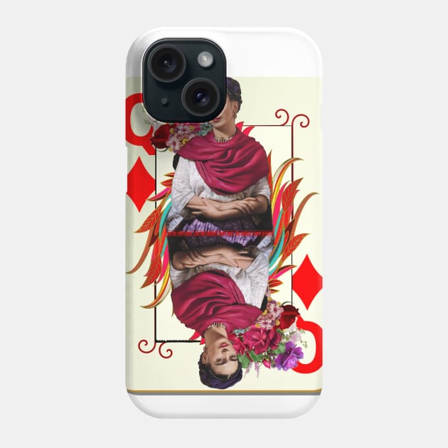 Queen Of Hearts Phone Case by LanaBanana