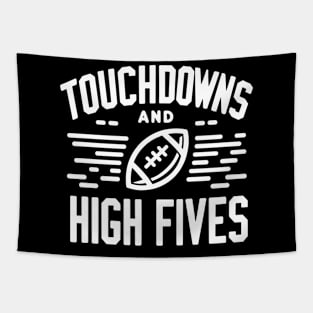 Touchdowns and High Fives Tapestry