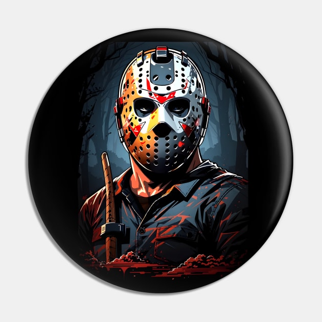 Halloween Collection - Jason_003 Pin by Buff Geeks Art