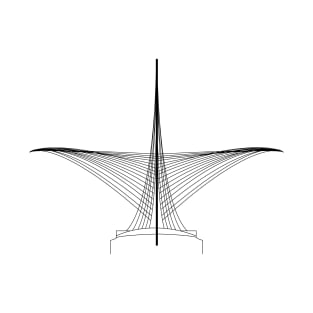 Santiago Calatrava • Quadracci Pavilion • Milwaukee, Wisconsin T-Shirt