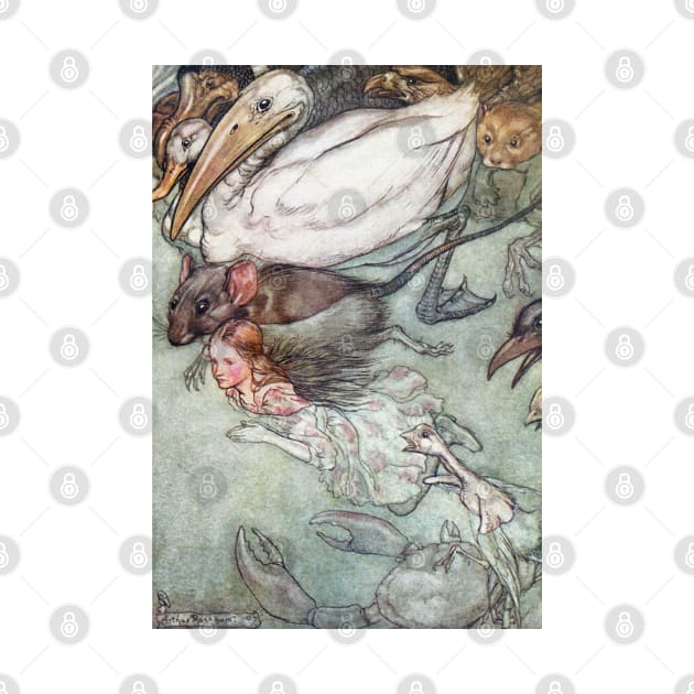 Alice In Wonderland - Arthur Rackham - 1 by Illustration Station