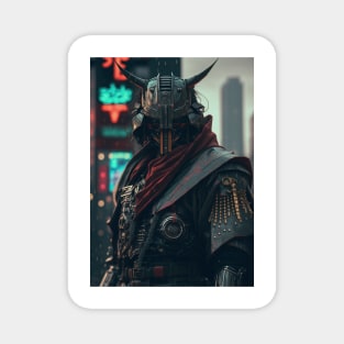 Sci Fi Samurai Magnet