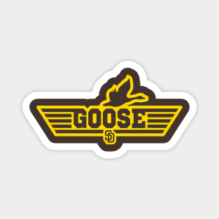 Padres Topgun Goose Yellow Magnet