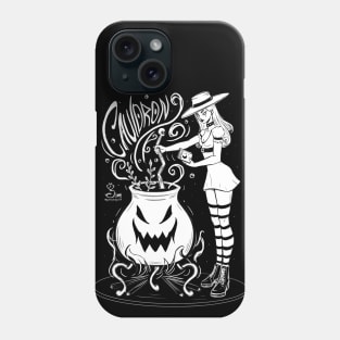 Witchtober Day 2 - cauldron Phone Case