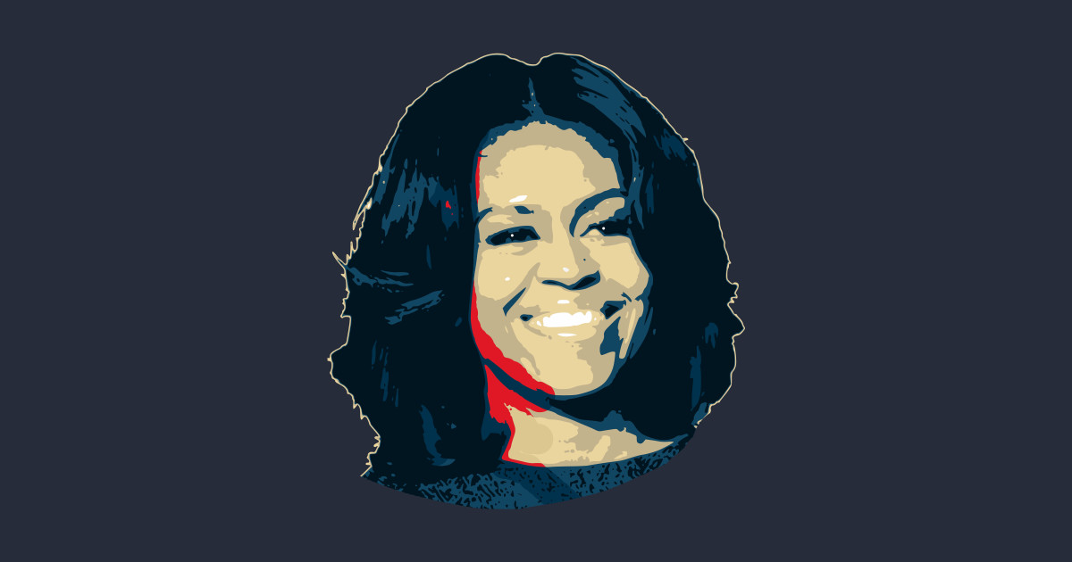 Michelle Obama Pop Art - Michelle Obama - T-Shirt | TeePublic