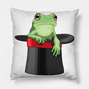 Frog Wizard Cylinder Pillow