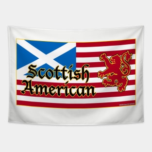 Scottish American Flag Tapestry