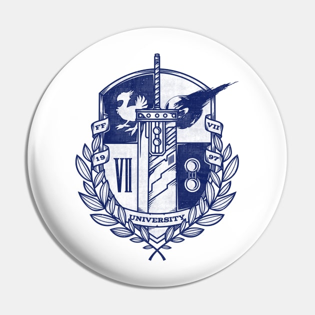 Final Fantasy VII University Pin by Alundrart