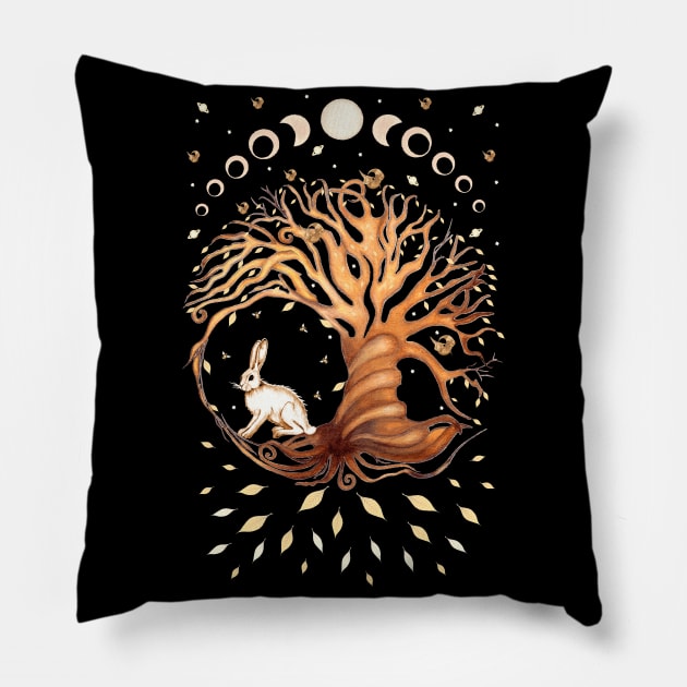 Magic Hare Pillow by nocturne-design