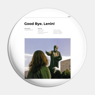 Goodbye, Lenin! - Minimalist Movie Poster -  Wolfgang Becker Pin