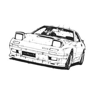 Ryosuke Takahashi's Mazda RX-7 [ Initial D ] T-Shirt