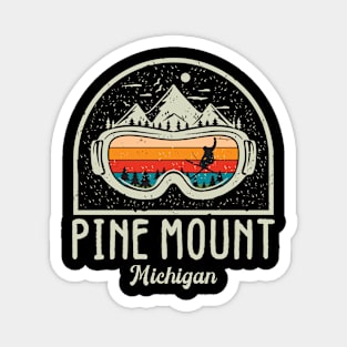 Pine Mountain Michigan Magnet