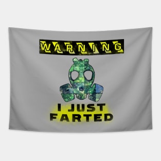 Fart Warning Tapestry