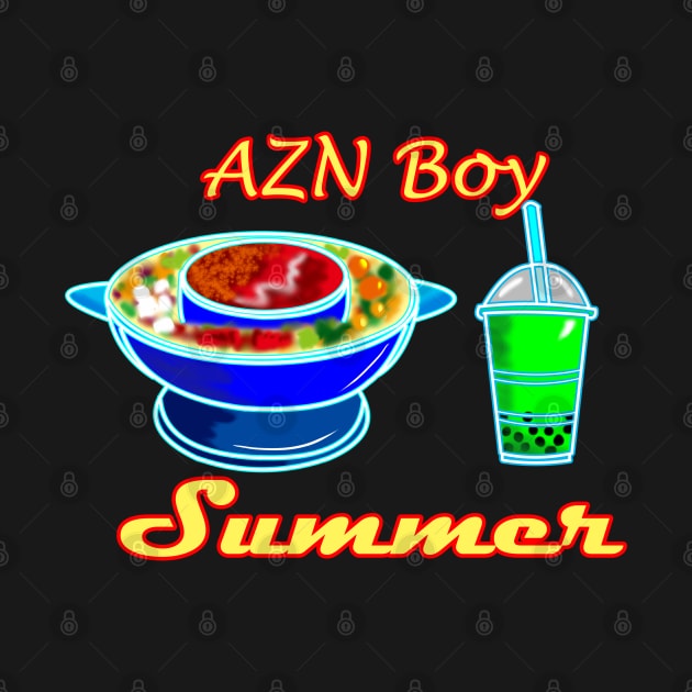 AZN/Asian Boy Summer (Hotpot & Bobba Tea) by FrenArt