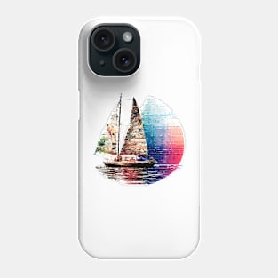 Sailing Boat Sea World Ocean Beauty Discovery Travel Phone Case