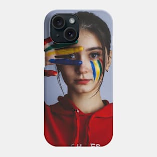 face girl color desigen Phone Case