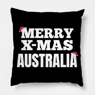 Merry X-Mas Australia Pillow