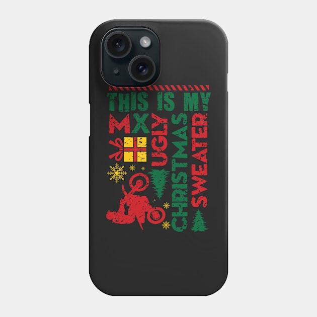 My Ugly Christmas Sweater Phone Case by D3monic