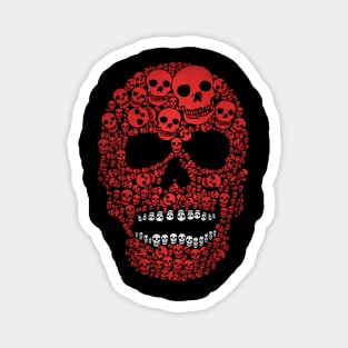 Halloween Dead Skull Magnet