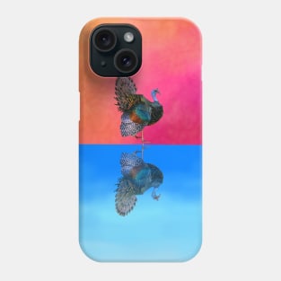 Ocellated Turkey Reflection Phone Case