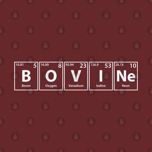 Bovine (B-O-V-I-Ne) Periodic Elements Spelling by cerebrands