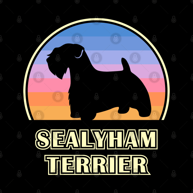 Sealyham Terrier Vintage Sunset Dog by millersye