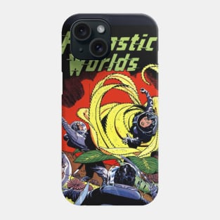 Fantastic Worlds: Retro Comic Book Cover Art Phone Case