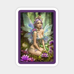 Pretty Forest Fairy Magnet