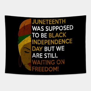 Juneteenth Black Independence Day Tapestry