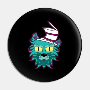 Tom cat in a busted hat Pin