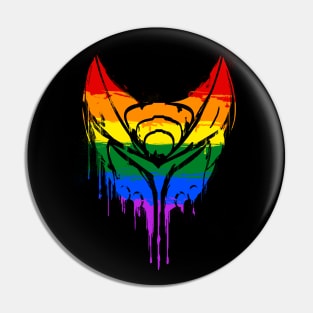 Ratchet Deadlocked Pride Stencil Pin