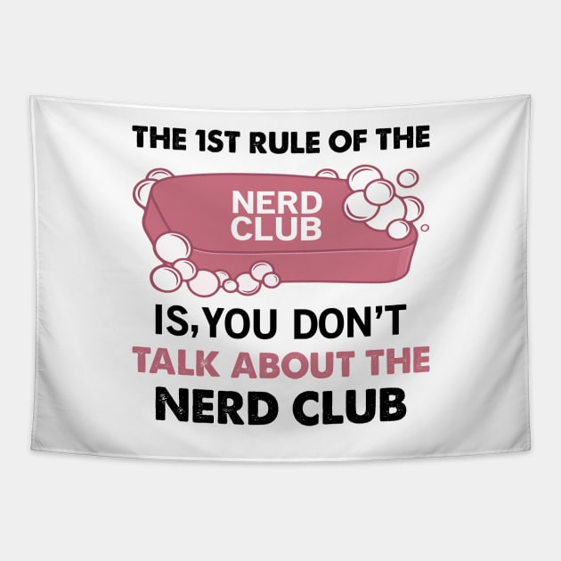 Nerd Funny Quote Tapestry by CRE4TIX