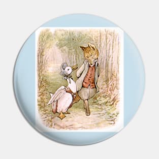 Jemimah Puddleduck and the Gentleman - Beatrix Potter Pin