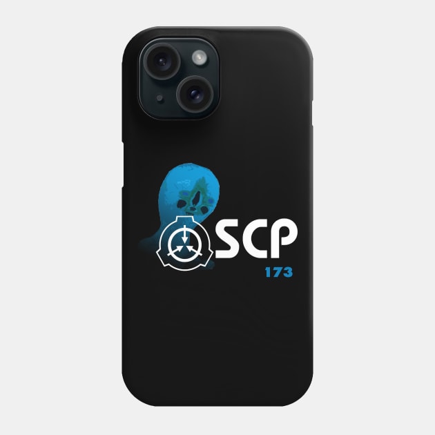 SCP 173 "Sculpture" (Blue) Phone Case by War1ntoMe