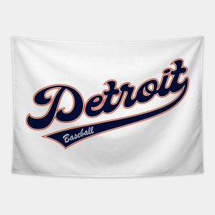 Detroit Baseball Tapestry