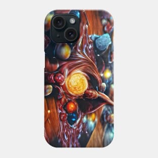 Universe made of Chocolate Art Phone Case