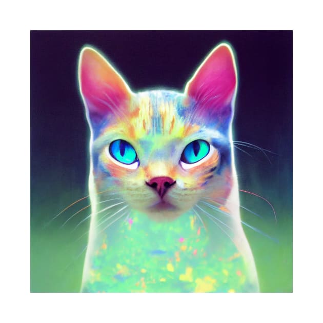 Opal cat by AmazinfArt