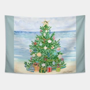 Coastal Christmas B Tapestry