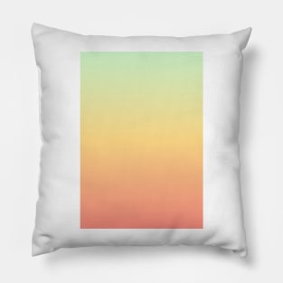 Green Red Gradient Fashion Print Pillow