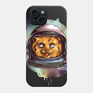 Outer Space Cadette Cat Helmet Phone Case