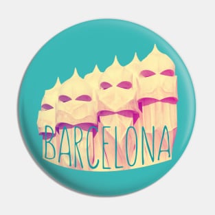 Barcelona Gaudi Paradise Pin