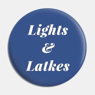 Lights and Latkes Pin