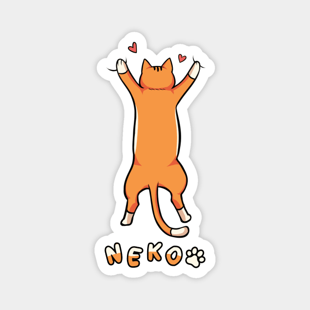 Hanging Cat Magnet by KucingKecil