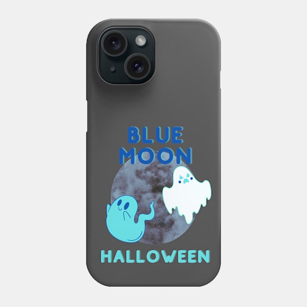 The Rare Ghosts of the 2020 Halloween Blue Moon Phone Case by Diane Designs