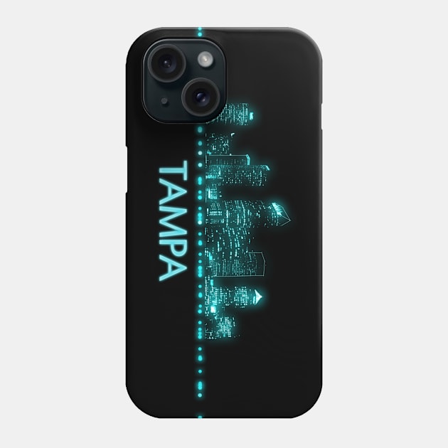 Tampa Skyline Phone Case by Jared S Davies