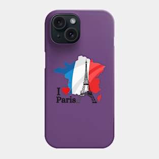 Paris France Paris Skyline with flag Essential summer vintage Phone Case